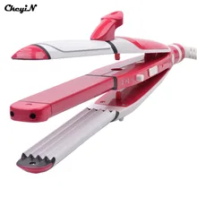 3 in 1 Electric Hair Straightener Curling Iron Hair Crimper Ceramic Hair Styling Tools DIY Curling Wand Styler Curls Machine 52