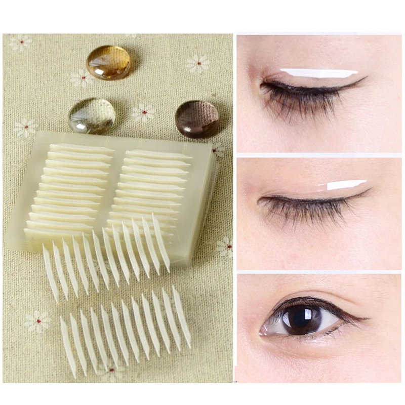 30 Pair 3D Double Sided Invisible Eyelid Tape Waterproof Invisible