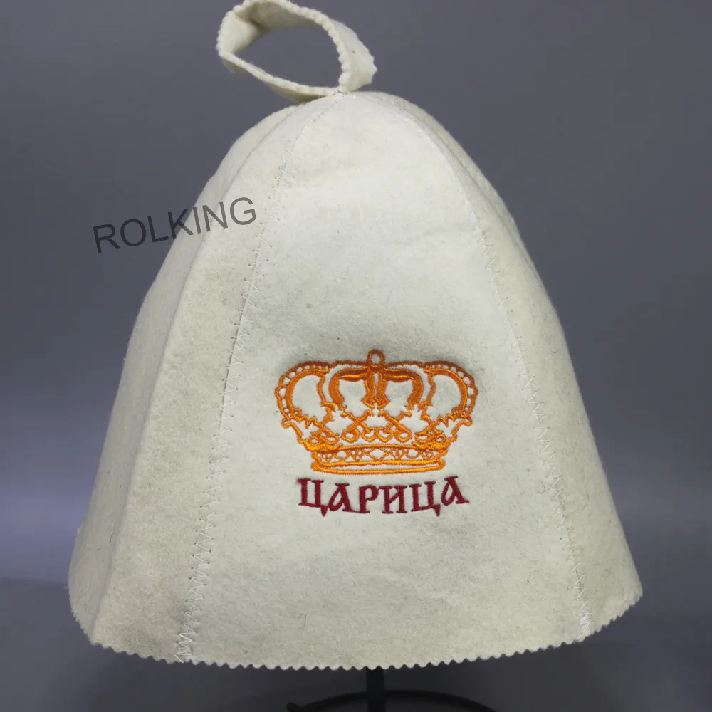 bathroom head hat   felt sauna hats(2PCS/packing)