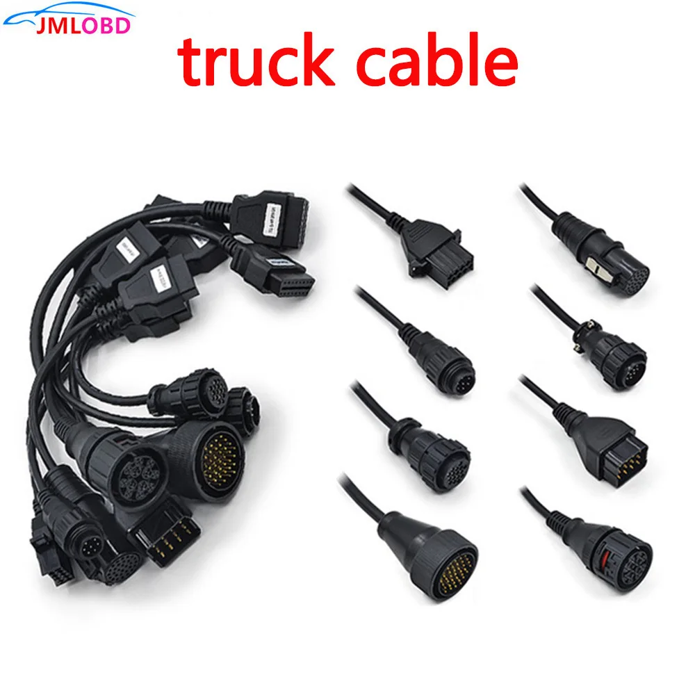 

Hot Sale Adapter truck Cable For TCS cdp Trucks connect cable Full set 8 Truck Cables cable for multidiag pro