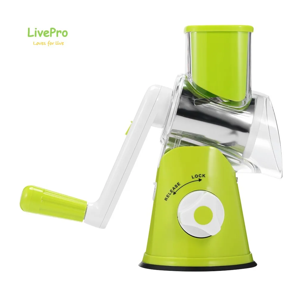 

Multifunctional Drum-type Hand-operated Vegetable Cheese Shredder Device interchangeable blades Kitchen Accessories