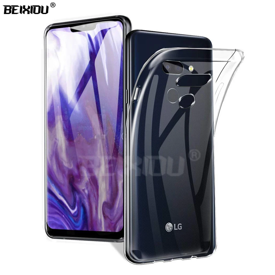 Чехол для LG G8 ThinQ TPU Силиконовый прочный прозрачный мягкий чехол защитный на