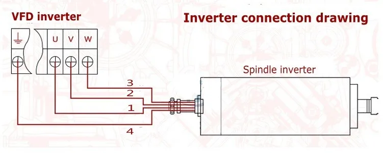 Inverter connection drawing