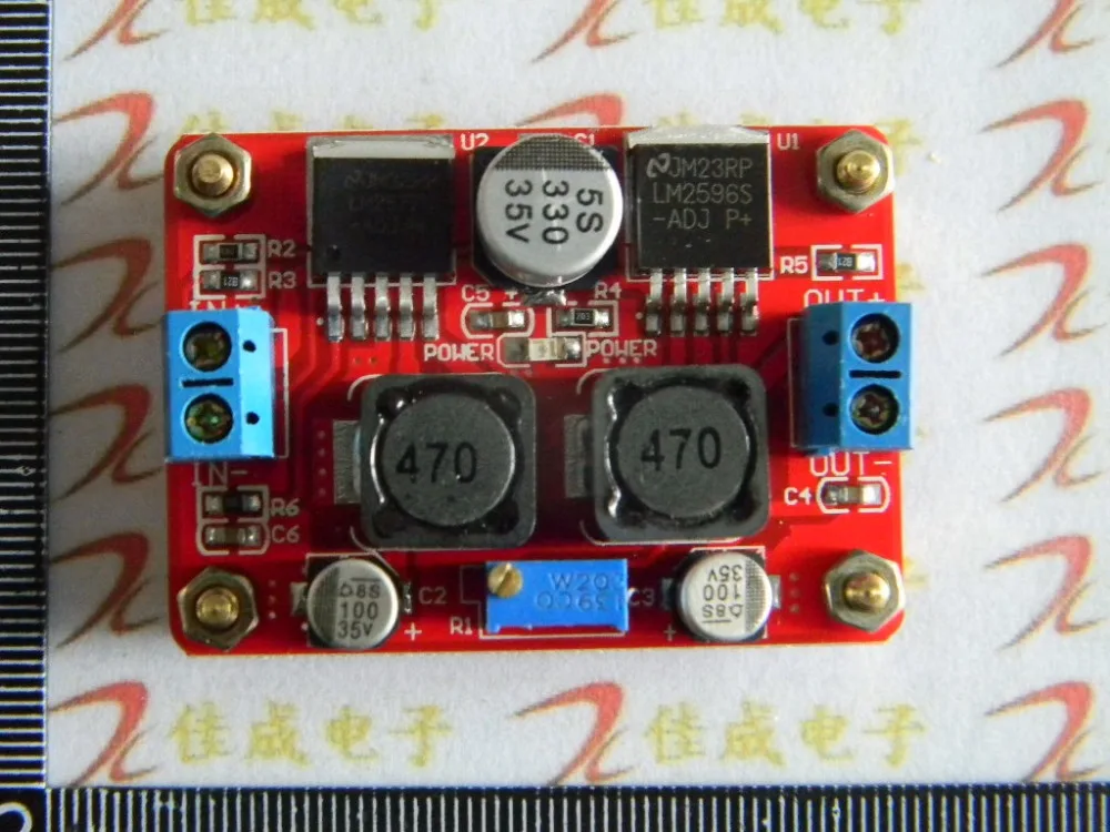 

DC-DC Adjustable Step-Up and Step-Down Power Supply Module Boost and Buck Voltage Converter Super LM2596 & LM2577
