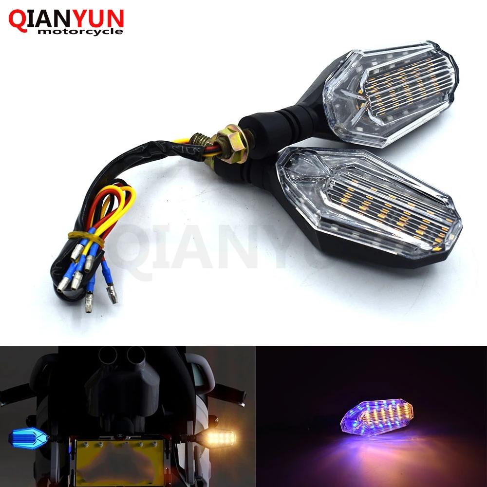 

Universal Motorcycle Turn Signal LED blinkers flashing led flashers For Yamaha XJR1300 FJR1300 XTZ1200 MT-01 MT-07 MT-09 FZ-09