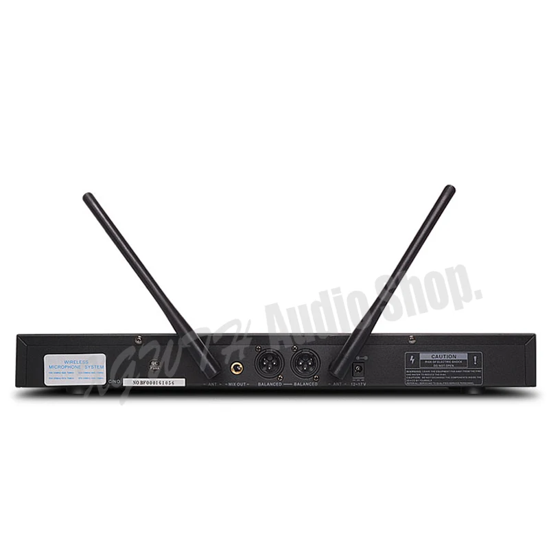 UHF اللاسلكية الرقمية ميكروفون نظام مع 4 المكثف قلبي مكبر صوت للمؤتمرات جهاز ريسيفر استقبال وإرسال مجموعة