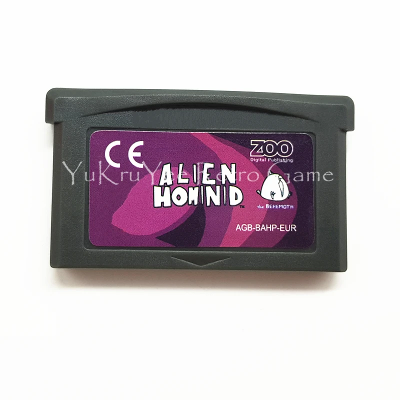 

Alien Hominid Video Game Memory Cartridge Card for 32 Bit Console Accessories EU Sticker Version