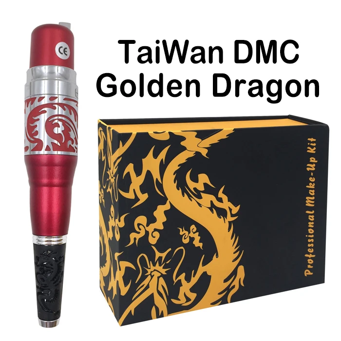

Samll Dragon Tattoo Machine Set With Tattoo Gun,Needles and Accessory For Permanent Eyebrow and Lip Munsu Makeup Free Shipping