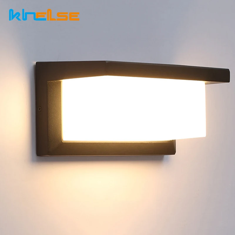 Sensor de Movimento Conduziu a Luz da Parede Lâmpada de Parede Led ao ar Iluminação Livre Waterproo Pátio w 30 Moderna Jardim Corredor Varanda Porta Decora 18
