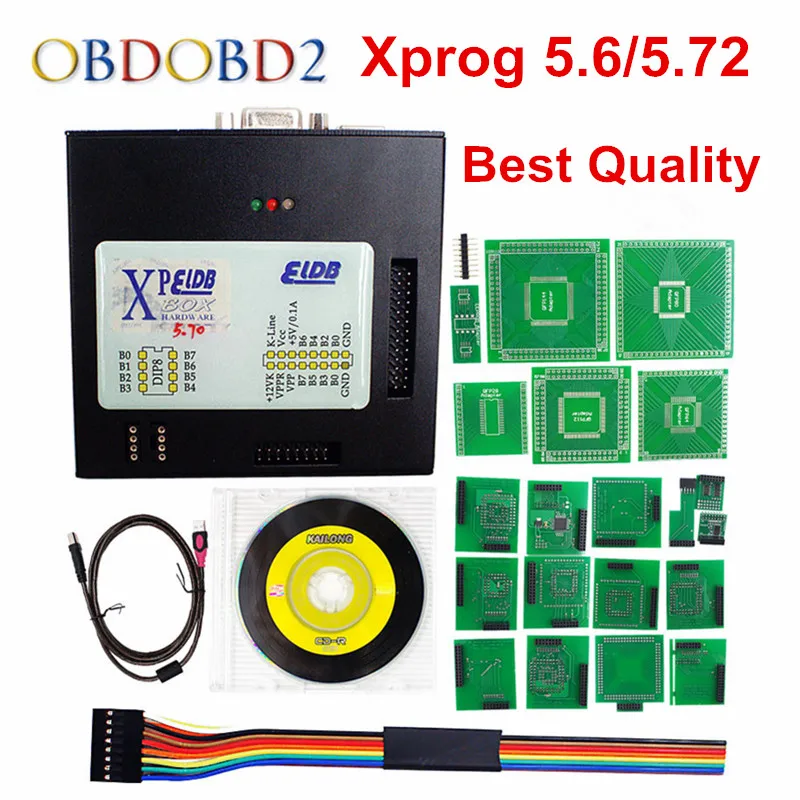 Новейшая версия XPROG-M 5,75 программатор блоков управления xprog M V5.72 ЭБУ чип Тюнинг лучше, чем X-Prog M box 5,6 чип программист Бесплатная доставка