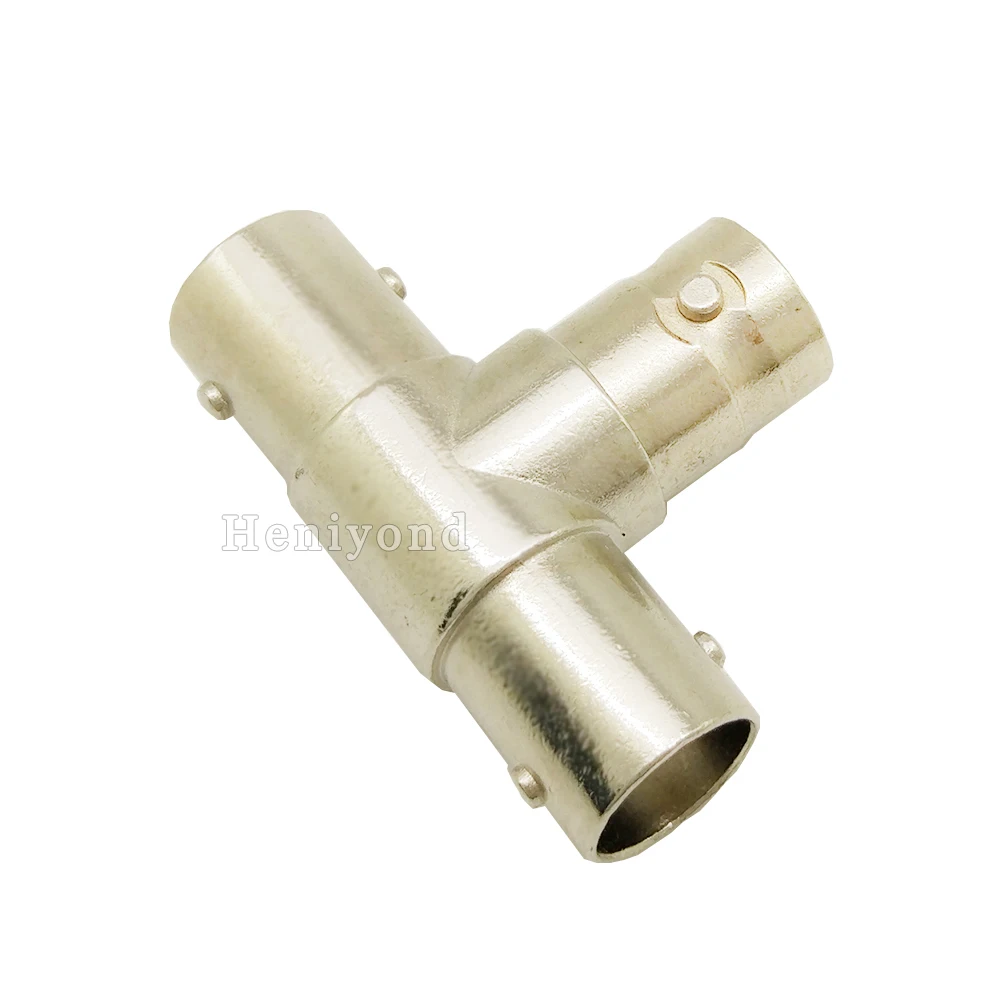 

10Pcs BNC T Adapter Splitter Male Connector Coupler 3 Female Jack Plug for CCTV Camera
