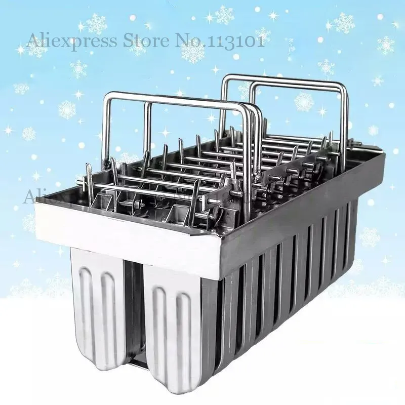 

Ice Cream Mold 20pcs/batch DIY Popsicle Molds Stainless Steel Ice-lolly Moulds with Sticks Holder