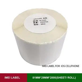 

Newest Mobile Phone XS Imei Label Rolls for Cellphone Stickers