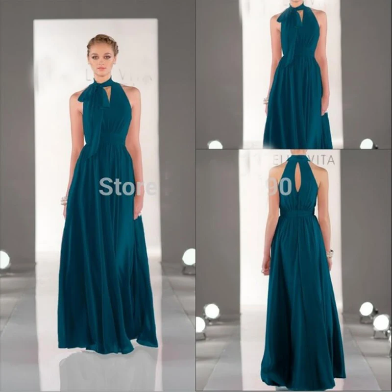 Dark Teal Bridesmaid Dresses