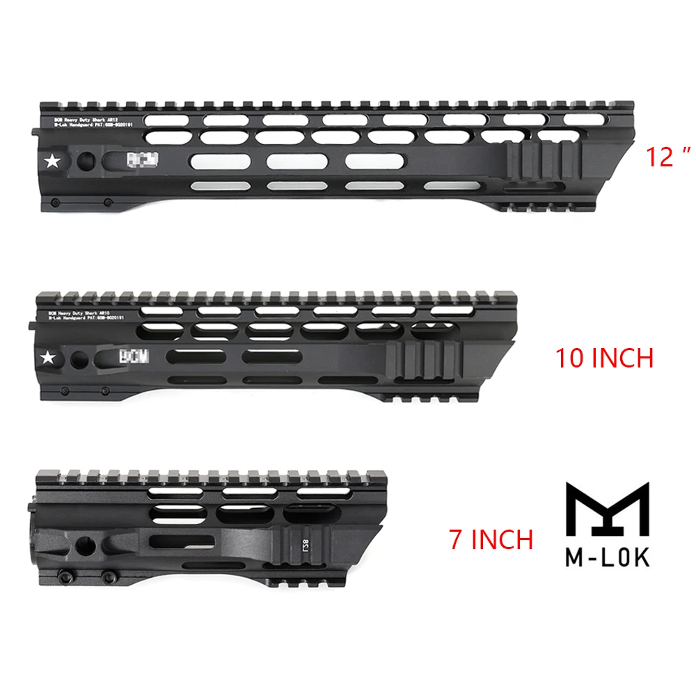 7 10 12 15 дюймов AEG M4 M16 AR15 поплавок M-Lock Quad Rail Handguard Пикатинни со стальной бочкой гайка для охоты