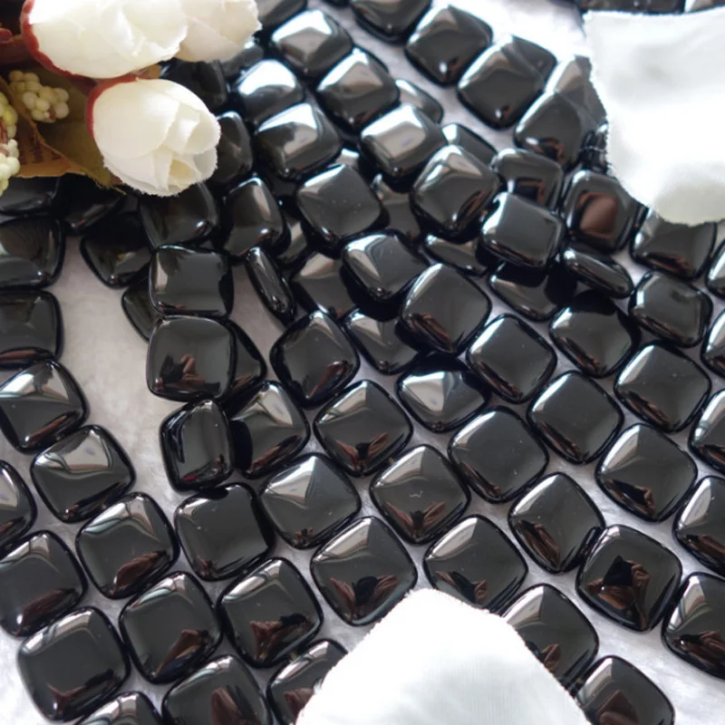 Aliexpress.com : Buy Natural Black stone beads natural stone smooth