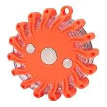 16LED мигающий световой сигнал, запасное освещение Подсветка Магнитный фонарик