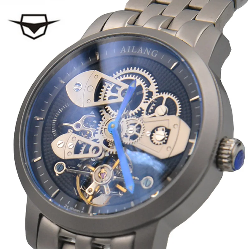 

AILANG men's watch submariner mechanical sapphire watch auto man's automatic hand watch self wind mechanism tourbillon skeleton