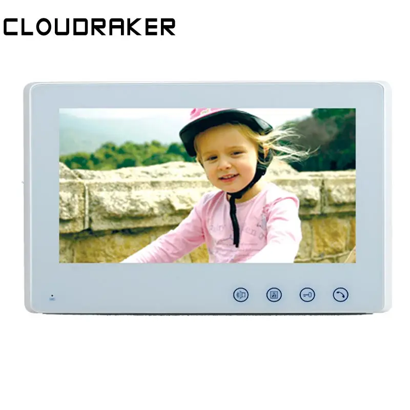 

CLOUDRAKER 10''Big Screen Door Phone Intercom Monitor Video Intercom Unlock