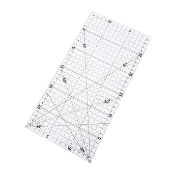 

1pc Acrylic Transparent Ruler School Office Supplies Ruler Scale Tools 15 * 30cm