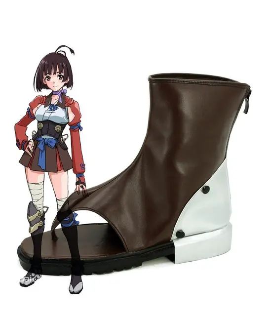 Kabaneri of the Iron Fortress Mumei Cosplay Shoes Boots Custom Made 2 Kabaneri of the Iron Fortress Mumei Cosplay Shoes Boots Custom Made 2