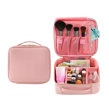 

New 2019 Fashion Cosmetic Bag Travel Makeup Organizer Cosmetics Pouch Bag High Quality Make Up Bag Professional Makeup Case