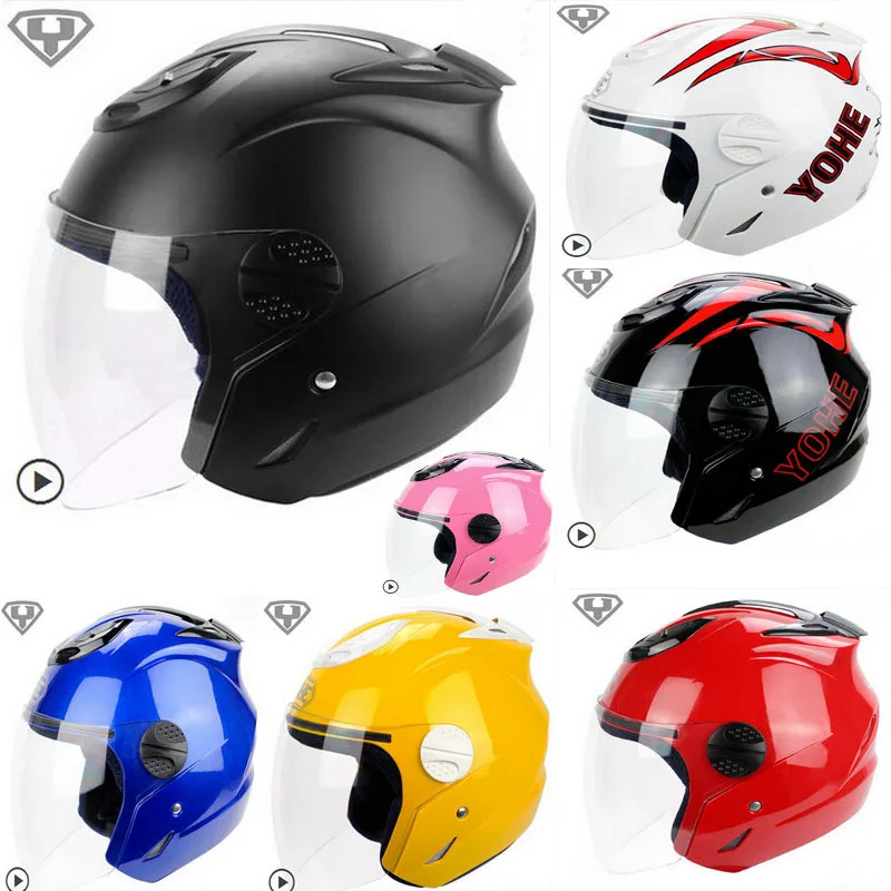 2015 New YOHE Summer half face mororcycle helmet ABS motorbike helmets