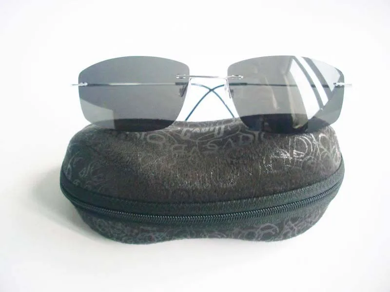 Отличный супер светильник, гибкие титановые поляризованные солнцезащитные очки без оправы, очки унисекс, серые, зеленые, коричневые, UVA UV400