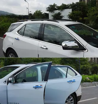 

Stainless steel Exterior Window Sill Lid Trims for chevrolet Equinox 2017 2018 Holden Equinox Car Styling