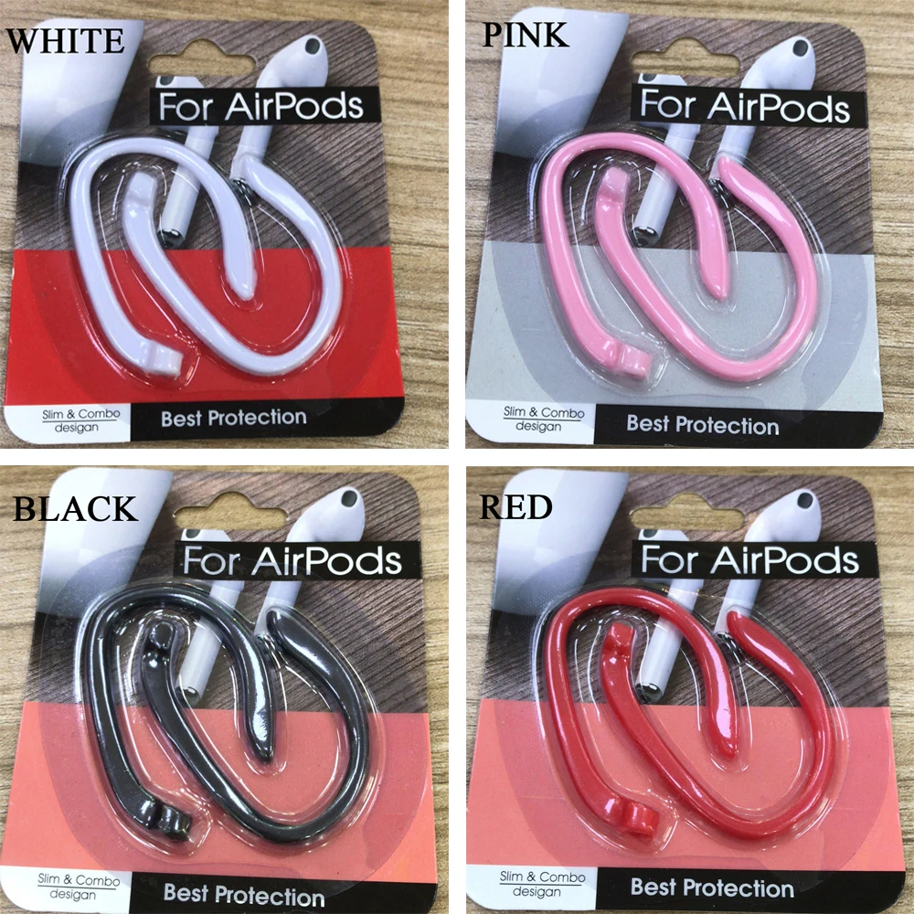 1 Pair Protective Earhooks Holder Secure Fit Hooks For Airpods Apple Wireless Earphones Accessories Silicone Sports Anti-lost 1 Pair Protective Earhooks Holder Secure Fit Hooks For Airpods Apple Wireless Earphones Accessories Silicone Sports Anti-lost
