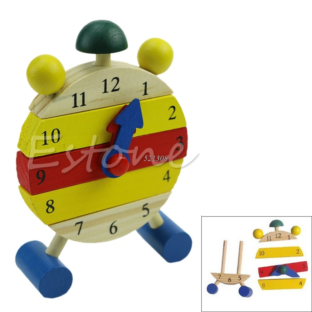 Baby Blocks Early Learning Building Children Educational Wooden Toy Clock New A14546 baby-building-blocks-wooden : image Baby Blocks Early Learning Building Children Educational Wooden Toy Clock New A14546 baby-building-blocks-wooden