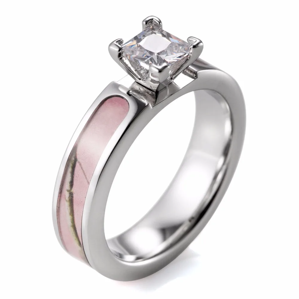 shardon pink camo ring set women titanium 4 prong setting cz engagement ring with camo wedding band for women 2pcs in rings from jewelry accessories on - Pink Camo Wedding Ring Sets shardon pink camo ring set women titanium 4 prong setting cz engagement ring with camo wedding band for women 2pcs in rings from jewelry accessories on - Pink Camo Wedding Ring Sets