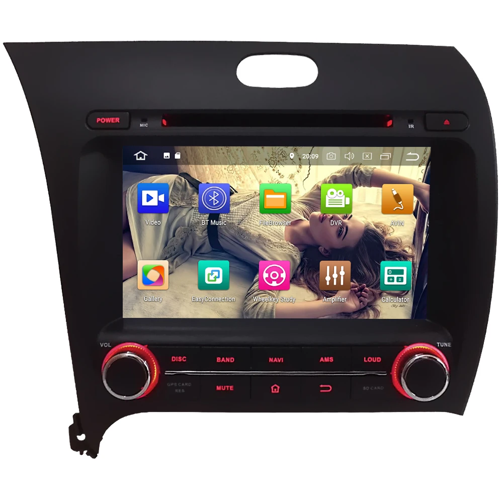 Best KLYDE 8" 4G WIFI Android 8 7 Octa Core 4GB RAM 32GB ROM Car DVD Multimedia Player Radio Stereo For Kia K3 Forte Cerato 2013-2017 1