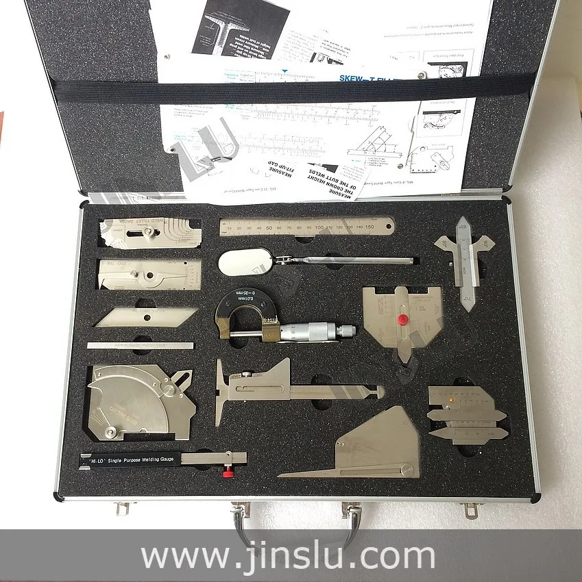 

Combined suit(13 in 1) for easy to use and convenie test ulnar welder inspection welding gauge gage