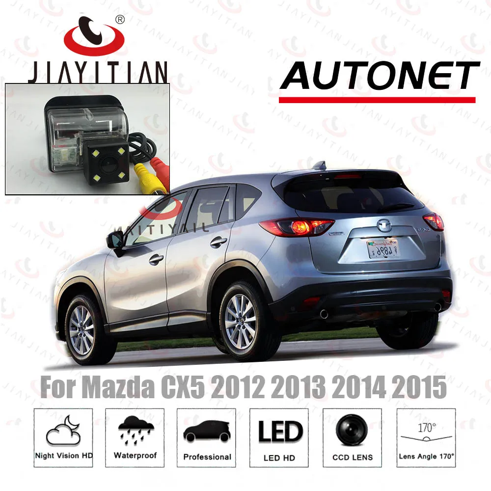 Задняя камера JiaYiTian для Mazda CX5 cx 5 2012 ~ 2016 CCD ночного видения HD номерной знак помощь