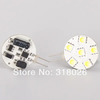 

Red Color LED G4 Lamp 6LEDS 5050SMD Round Bulb Dimmable Wide voltage AC/DC10-30V 5pcs/lot