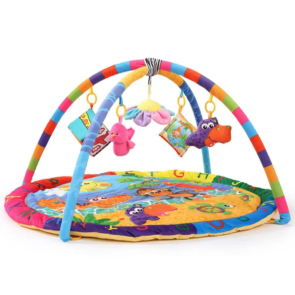 

Baby Cute Cartoon Monkey Pattern Game Blanket Kids Music Toy Crawling Mat Carpet Fitness Stand