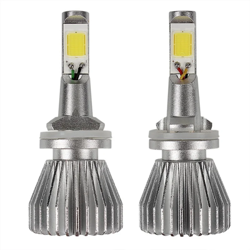 1 пара автомобиля HeadlightH1 H3 H4 H7 H13 880 9004 HB5 80 W 6000 K светодиодный лампы Авто внешний свет C6 автомобильных фар автомобиля источник света