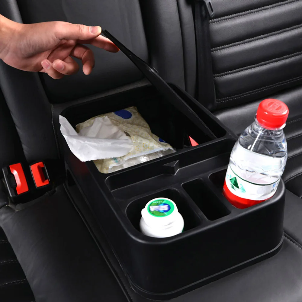 Car Style Seat Tray Multi Tray Drink Food Cup Holder Goods Storage for