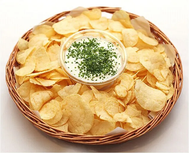 Korean DIY Microwave Oven Baked Potato Chips Chipper Barbecue Potato Slices Roaster