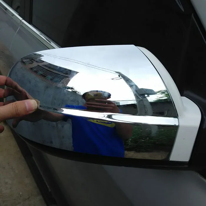 

DOOR SIDE WING MIRROR CHROME COVER REAR VIEW For HYUNDAI TUCSON 2005 2006 2007 2008