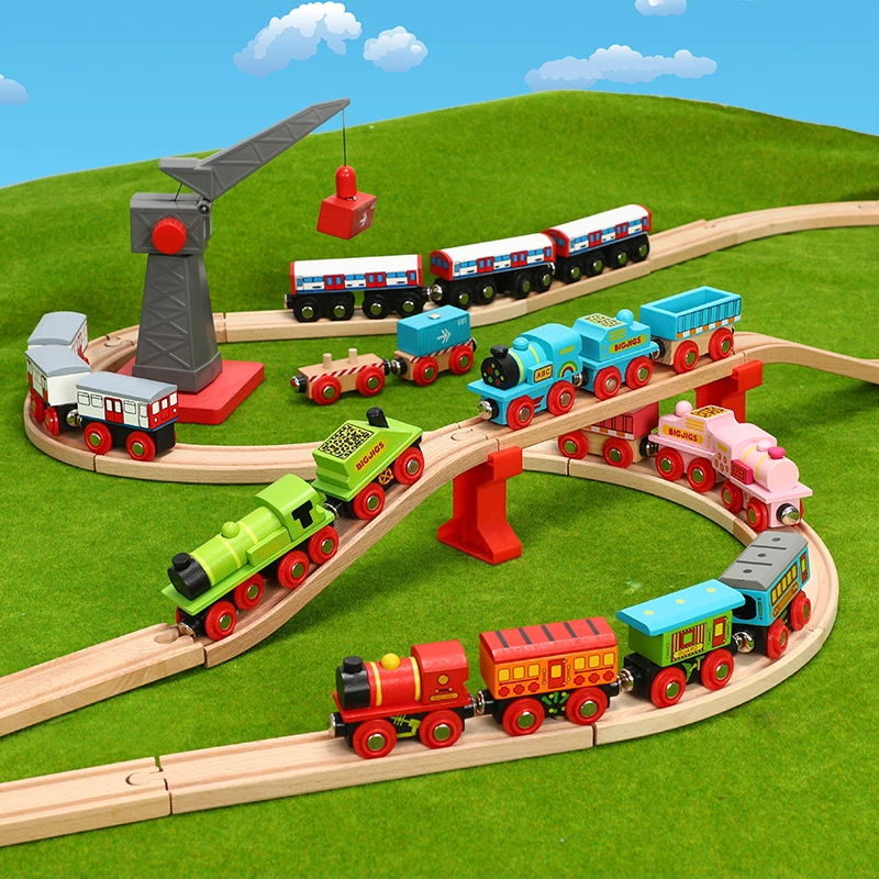 

Toy Car Thomas Train Magic Track Car Wooden Train Hot Wheels Thomas and Friends For Children Kids Gift 48 Types Choose Car Toy