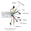 Contrôleur de moteur sans balais, 250W, 350W, 500W, 24/36/48V, double Mode, pour vélo électrique, trottinette, avec accélérateur LCD ► Photo 2/6