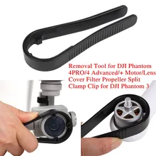 Cubierta de La lente Herramienta de Eliminación Del Filtro para DJI Phantom 4PRO/4 Avanzado/+ Motor Propulsor Split Clamp Clip para DJI Phantom 3