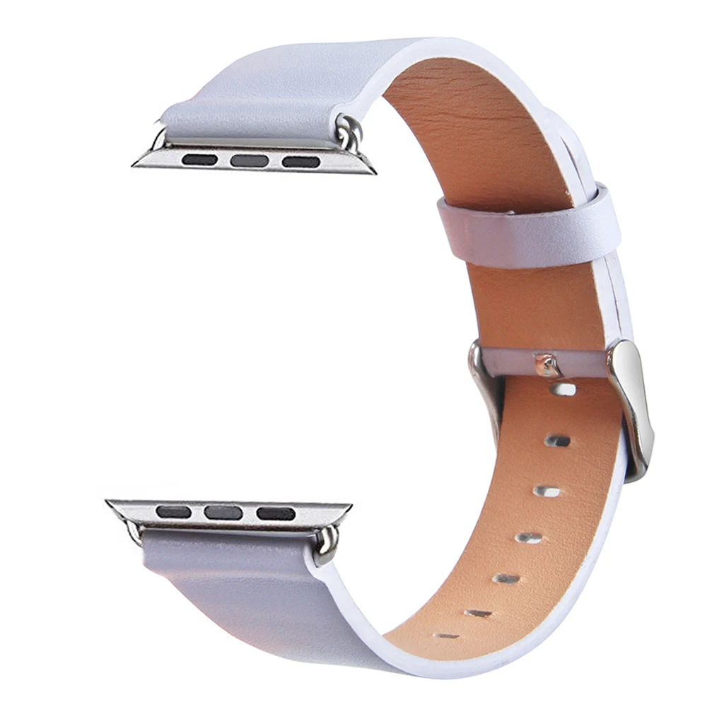 V-MORO для iwatch Apple Watch группа из натуральной кожи новые часы ремни для Apple Watch 42 мм серии 3 ремень nike+ серии 1/2