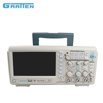 

Fast arrival ATTEN Digital Storage 120MHz Oscilloscope Scopemeter 2Channels 1GSa/s USB 7'' TFT LCD AC 110-240V GA1122CAL+