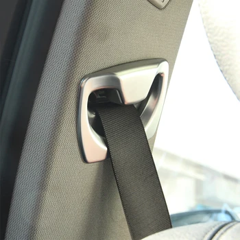 

2x Chrome plate ABS Seat safty belt Pillar Frame Trim Cover For BMW 3 Series F30 F31 2013 -2017 GT F34 2014-2017