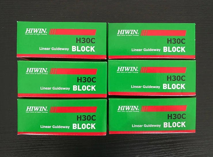 2 шт. 100% Оригинал Hiwin Линейная направляющая HGR30 L 500 мм + 4 HGH30CA линейный узкий блок