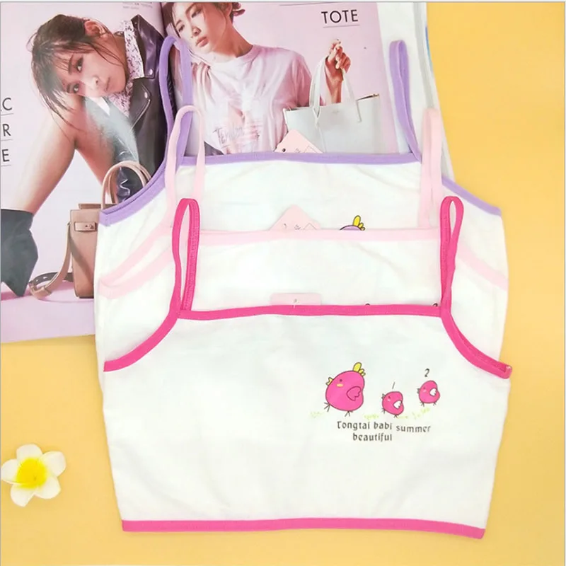 

Bra girl underwear training bra 8-13 years old children bras Condole belt vest kids bra camisole for child