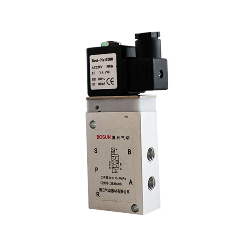 1/" DC24V Пневматический электромагнитный клапан 2636000 золотник 4 способ 2 позиции